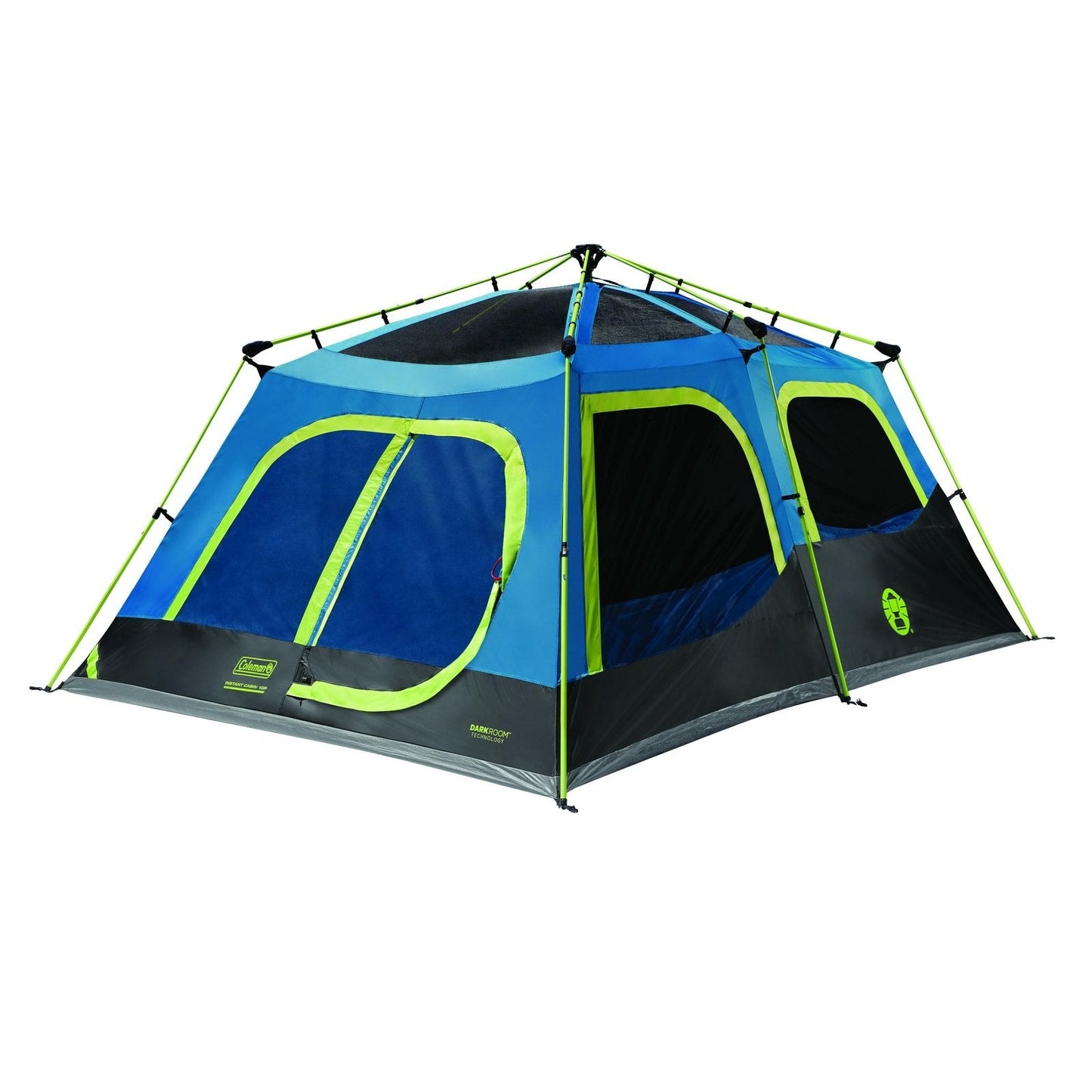 10-Person Dark Room Instant Cabin Tent with Rainfly Tents by Coleman | campsifu