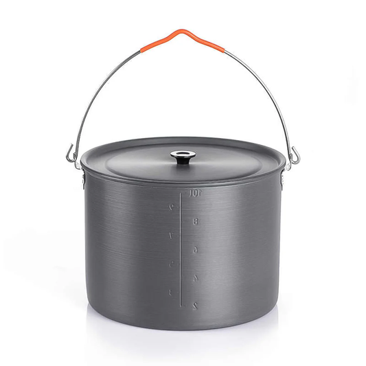 10L Aluminum Alloy Hanging Pot Grey Cooksets by Naturehike | campsifu