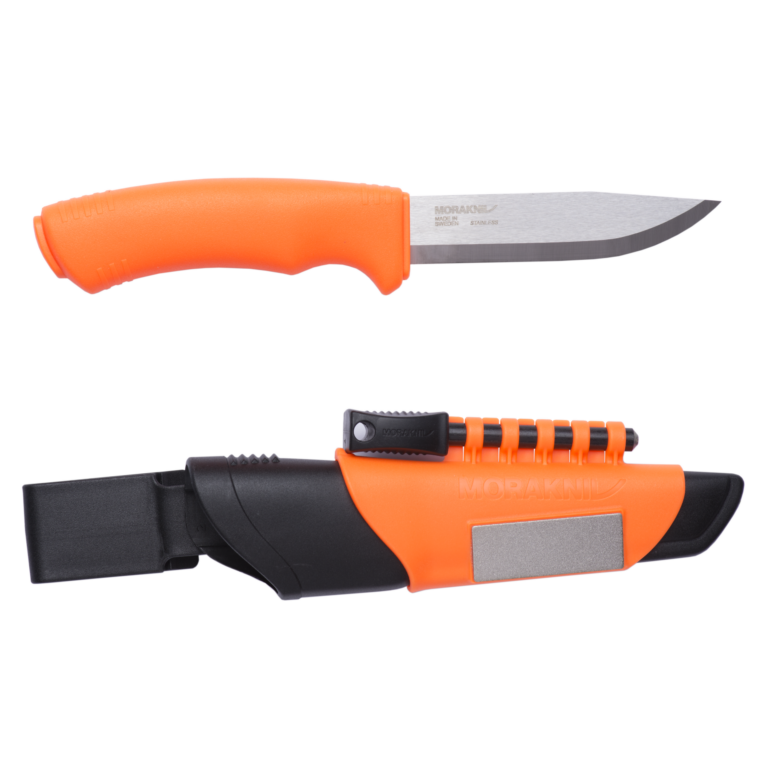 Bushcraft Survival Hi-Vis Orange Knife S 12051 boatyardmalaysia