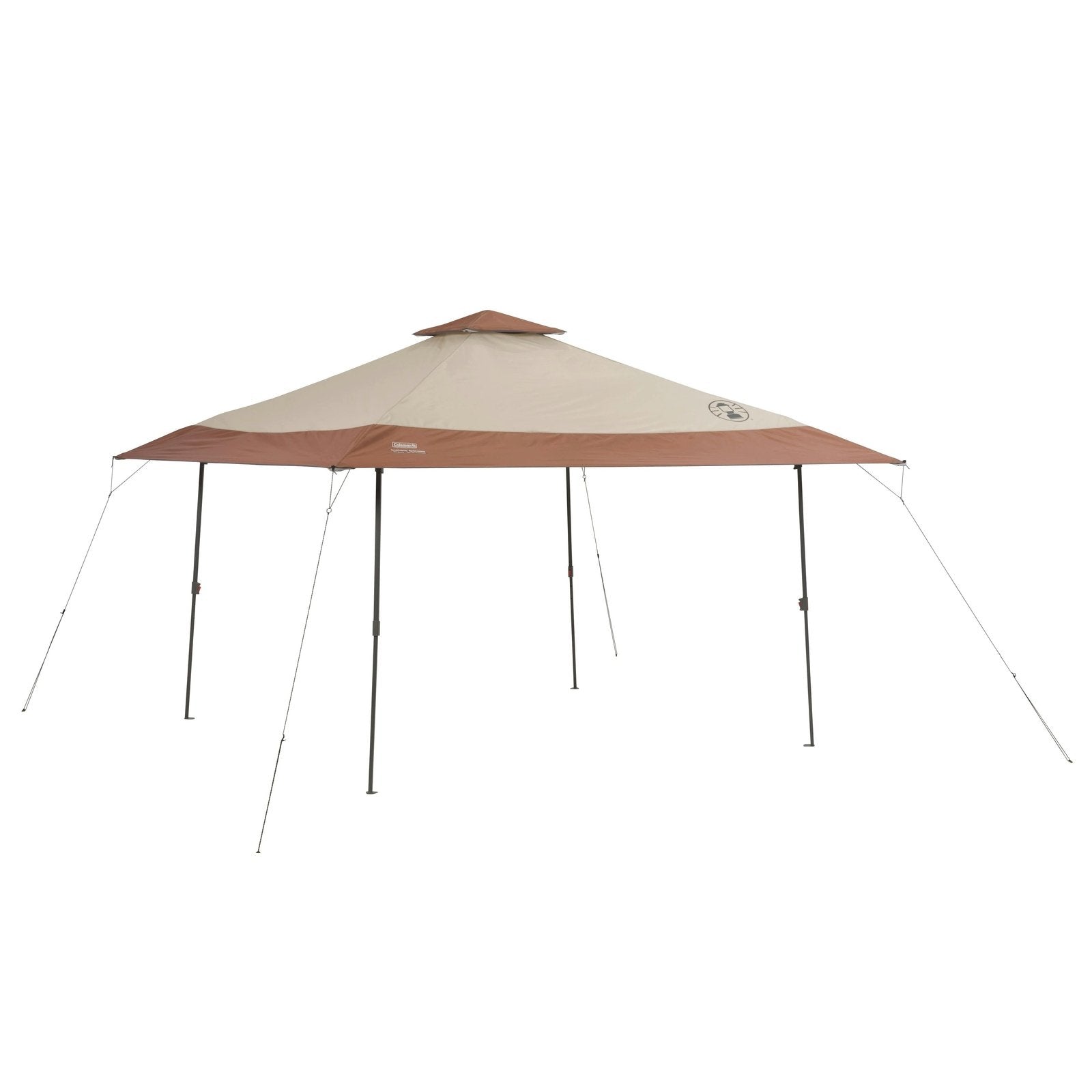 13 x 13 Instant Canopy Sun Shelter, Khaki Shelters by Coleman | campsifu