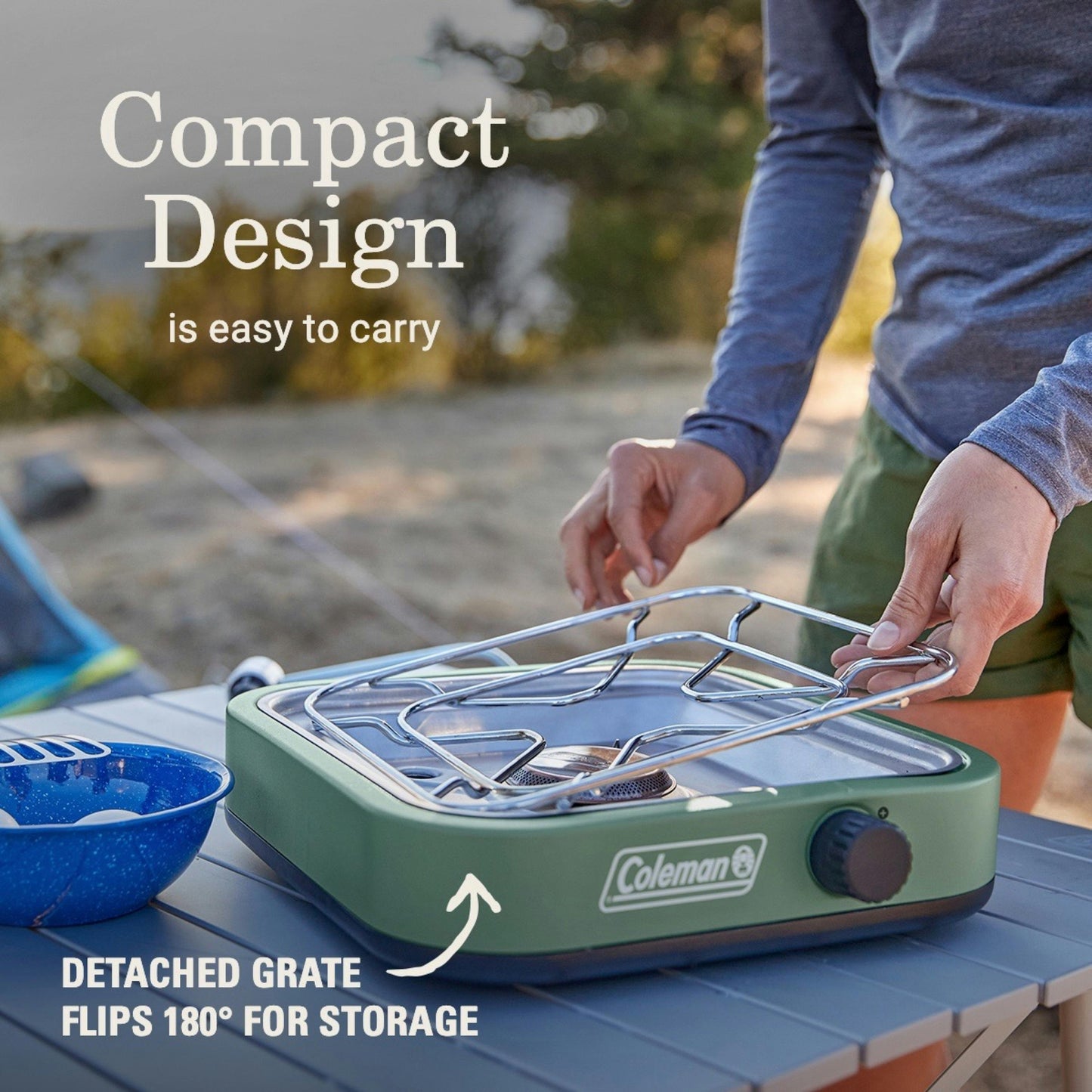 Cascade™ 18 1-Burner Camping Stove, Green