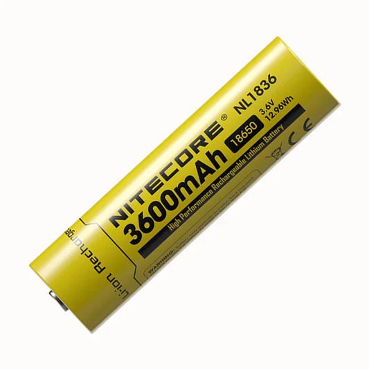 NITECORE 18650 3600MAH BATTERY NL1836 boatyardmalaysia