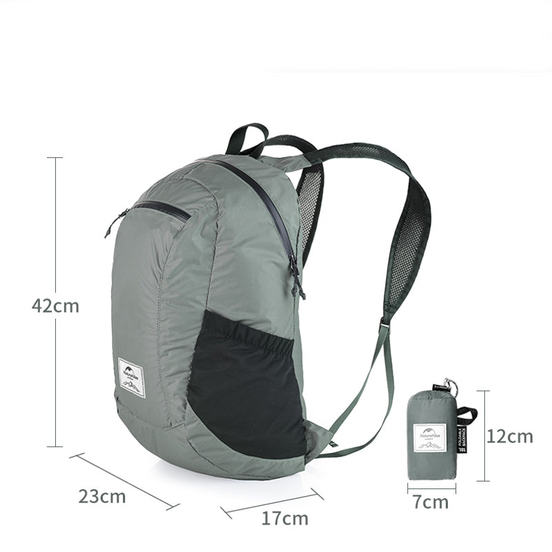 18L Ultralight Folding Backpack Backpacks by Naturehike | campsifu