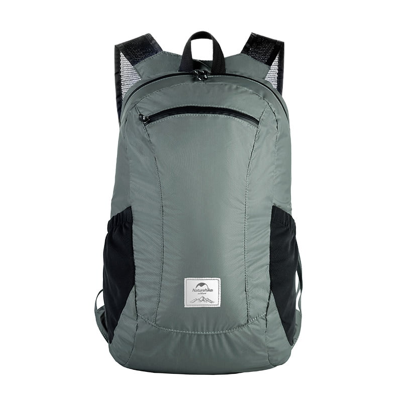 18L Ultralight Folding Backpack Grey Backpacks by Naturehike | campsifu