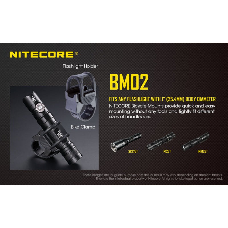 NITECORE BM02 BICYCLE MOUNT boatyardmalaysia