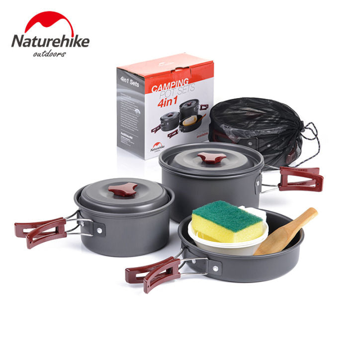 2-3 People Camping Carbon Cookware Cooksets by Naturehike | campsifu