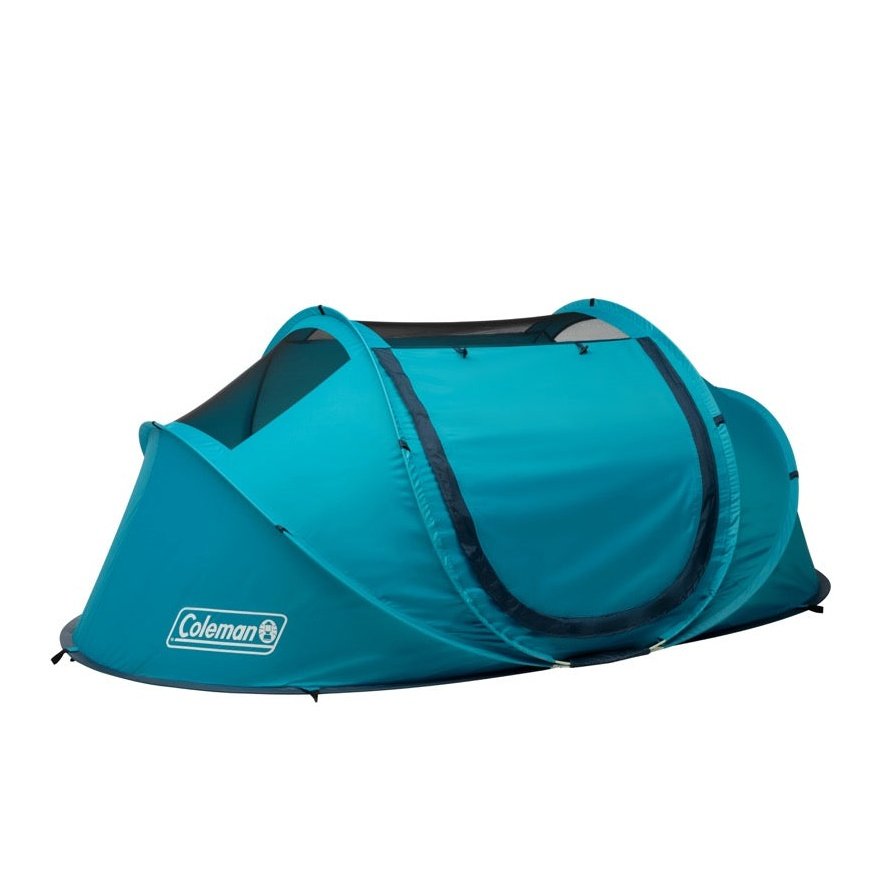 2-Person Camp Burst™ Pop-Up Tent, Scuba Blue Tents by Coleman | campsifu