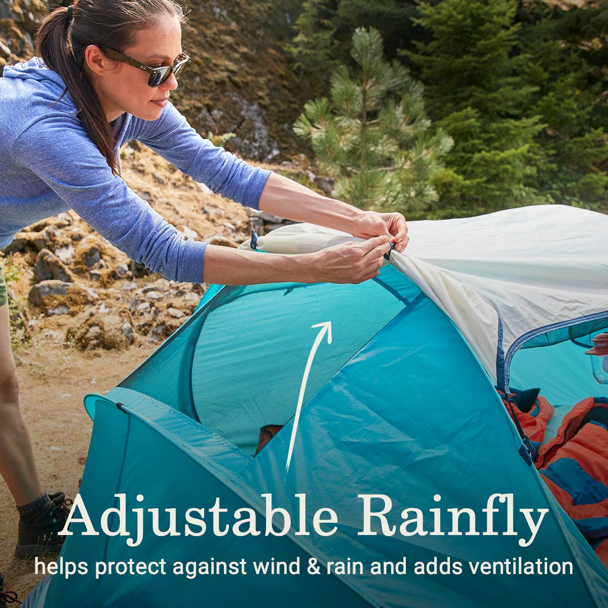 2-Person Camp Burst™ Pop-Up Tent, Scuba Blue Tents by Coleman | campsifu