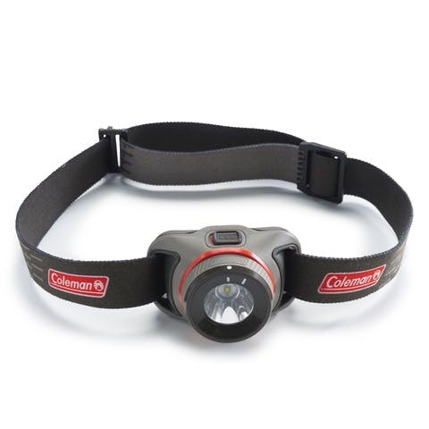 200 Lumens LED Headlamp with BatteryGuard™, Black/Red Headlamps by Coleman | campsifu