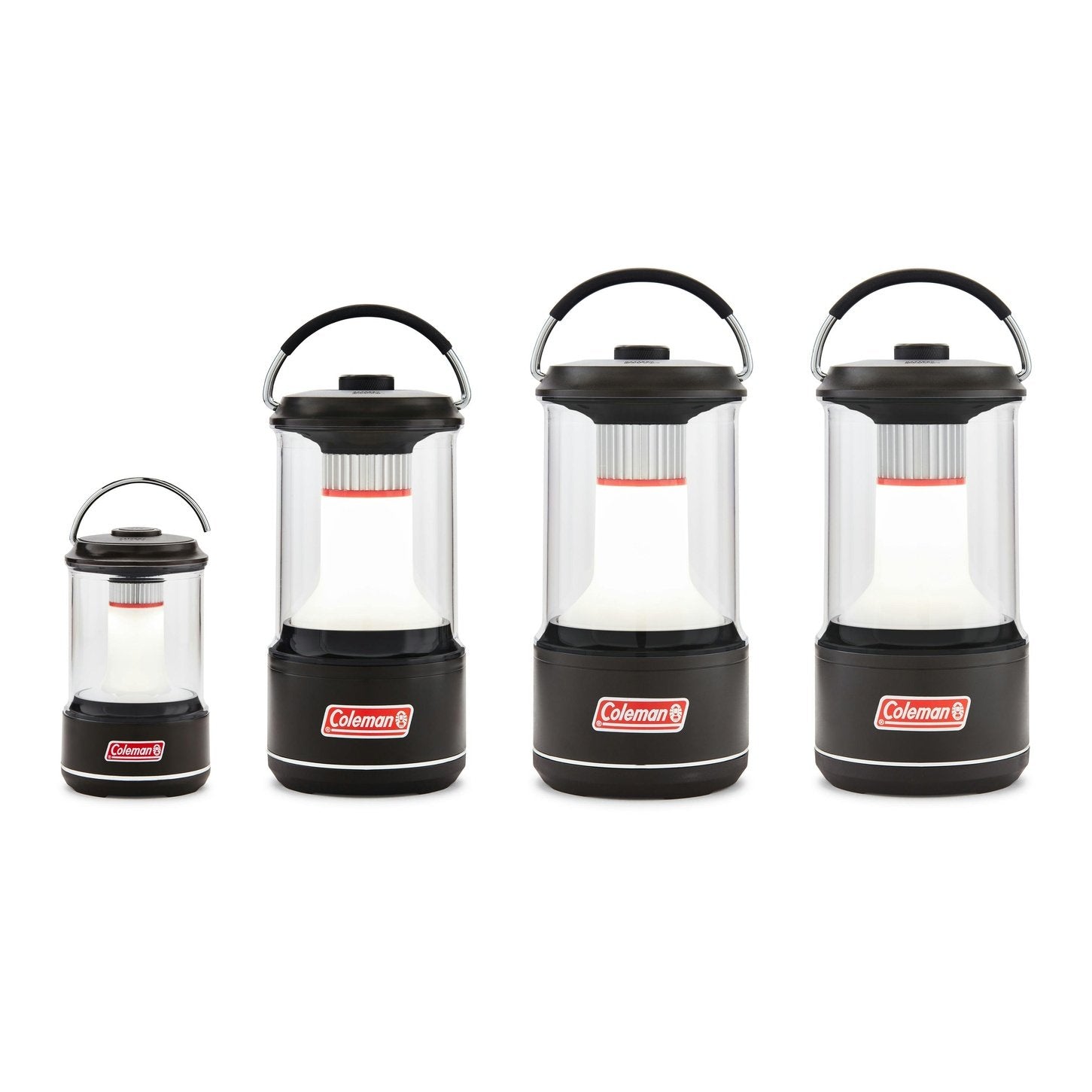 200 Lumens Mini LED Lantern with BatteryGuard™, Black Lanterns by Coleman | campsifu