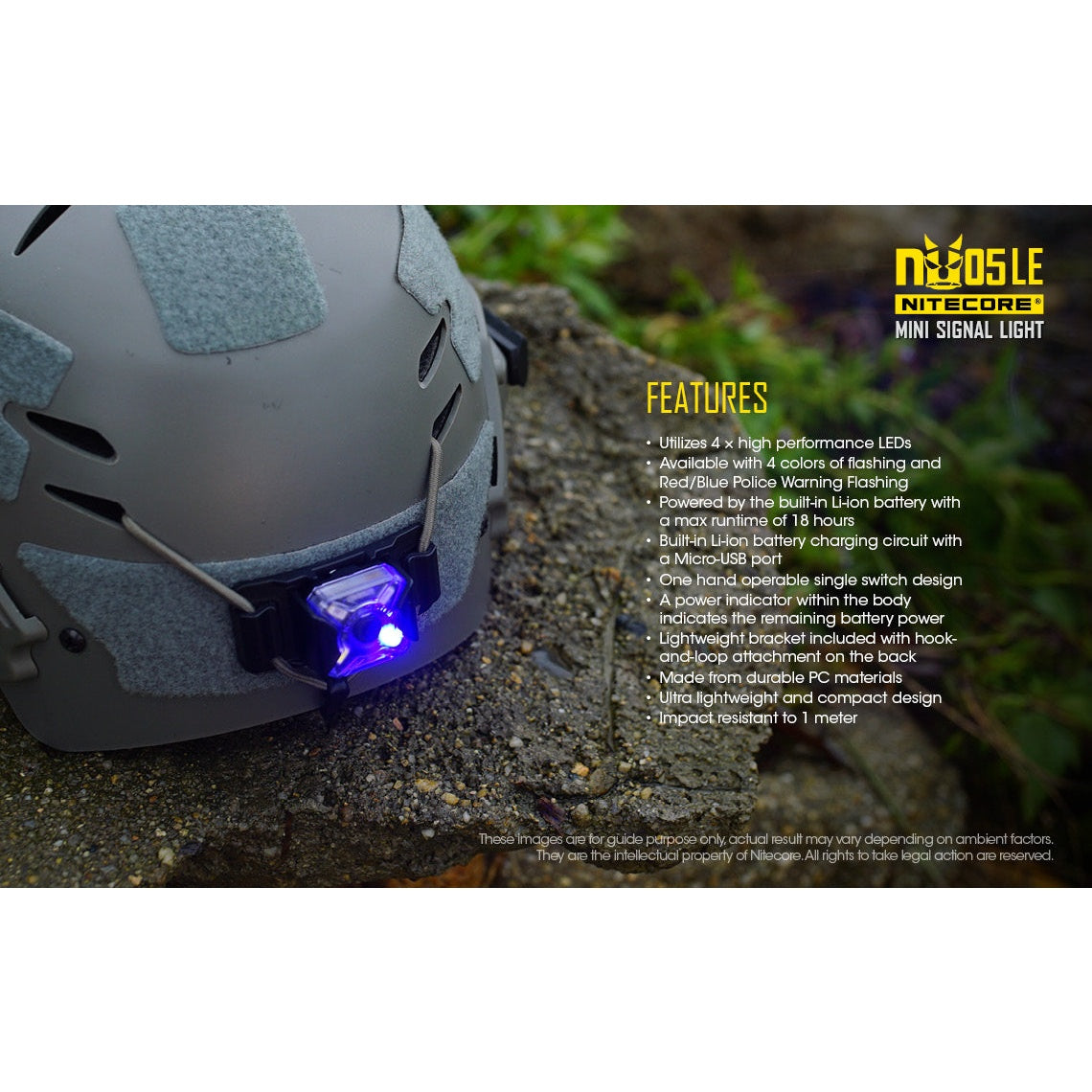 NITECORE NU05 LE SIGNAL LIGHT boatyardmalaysia