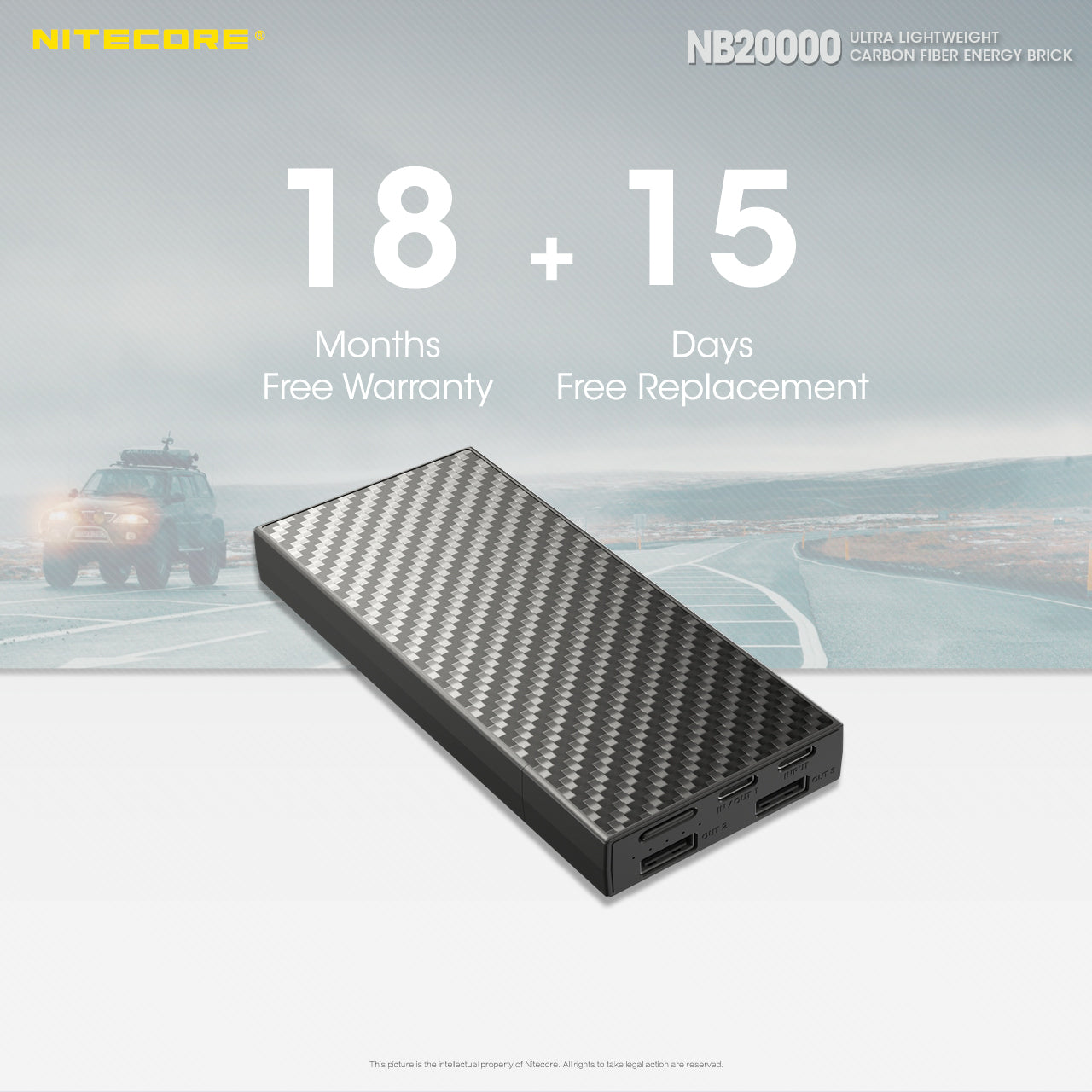 NITECORE NB20000 GEN3 DUAL USB-C POWERBANK boatyardmalaysia