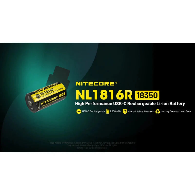 NITECORE NL1816R 1600MAH BATTERY FOR MT1C PRO boatyardmalaysia