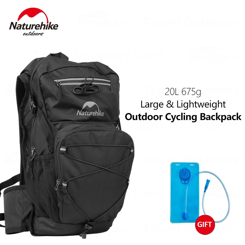 20L Outdoor Cycling Backpack Black Backpacks by Naturehike | campsifu