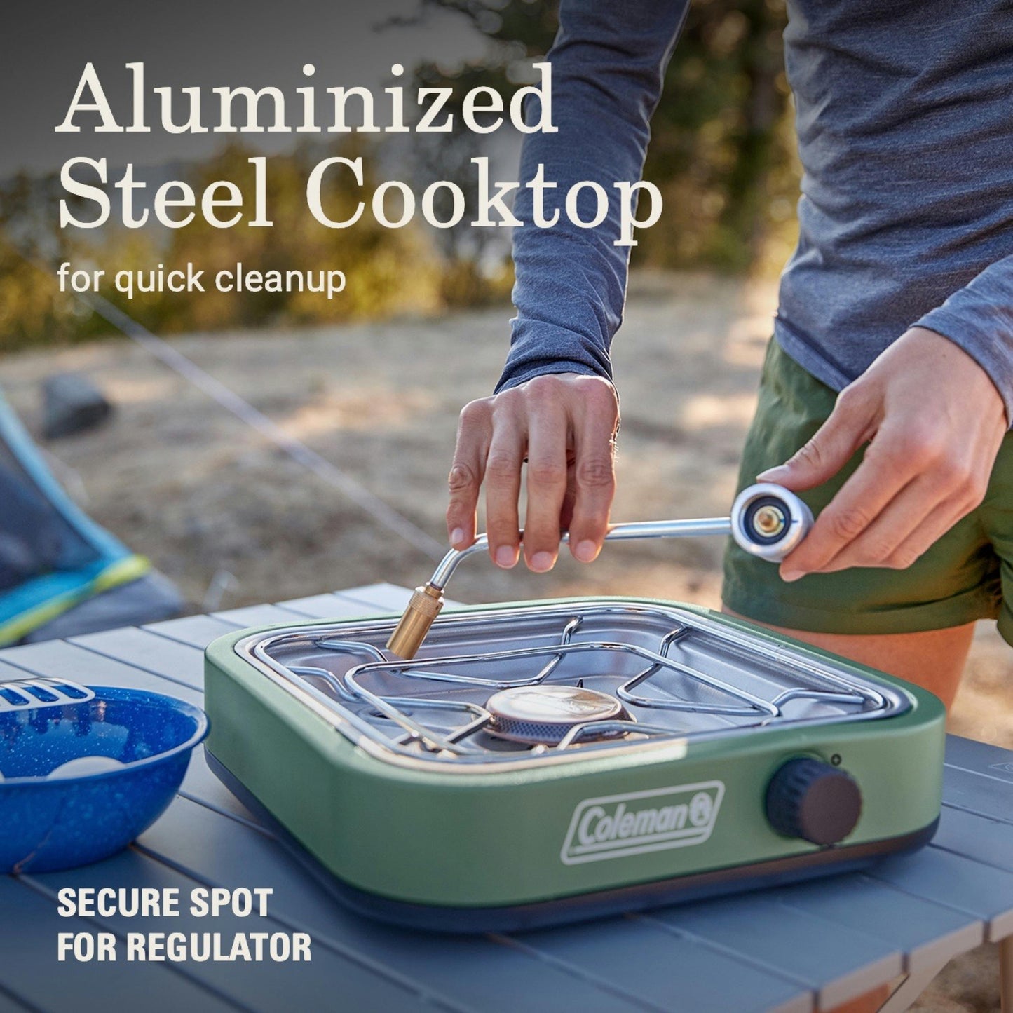 Cascade™ 18 1-Burner Camping Stove, Green