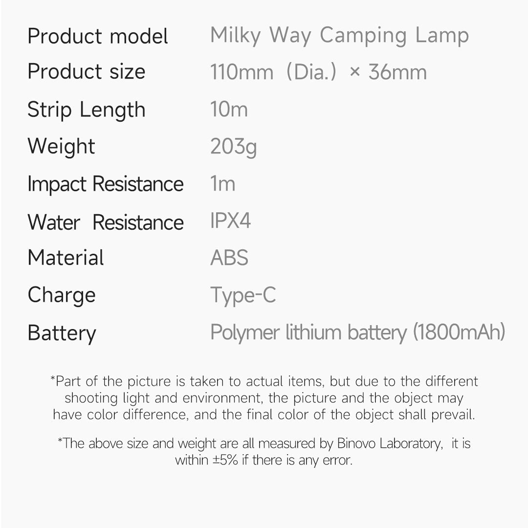 NexTool Milky Way Camping Lamp boatyardmalaysia