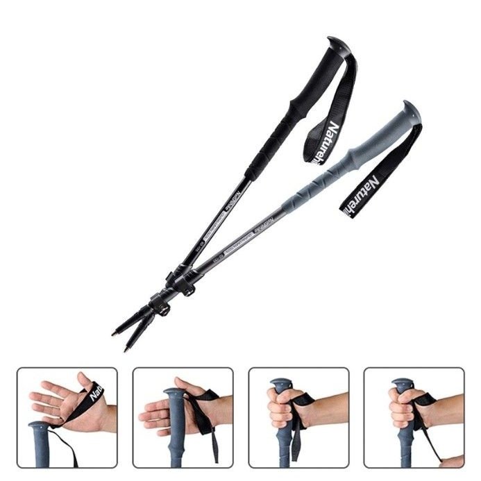 3-Node 7075 Aluminium Alloy Trekking Pole Trekking Poles by Naturehike | campsifu