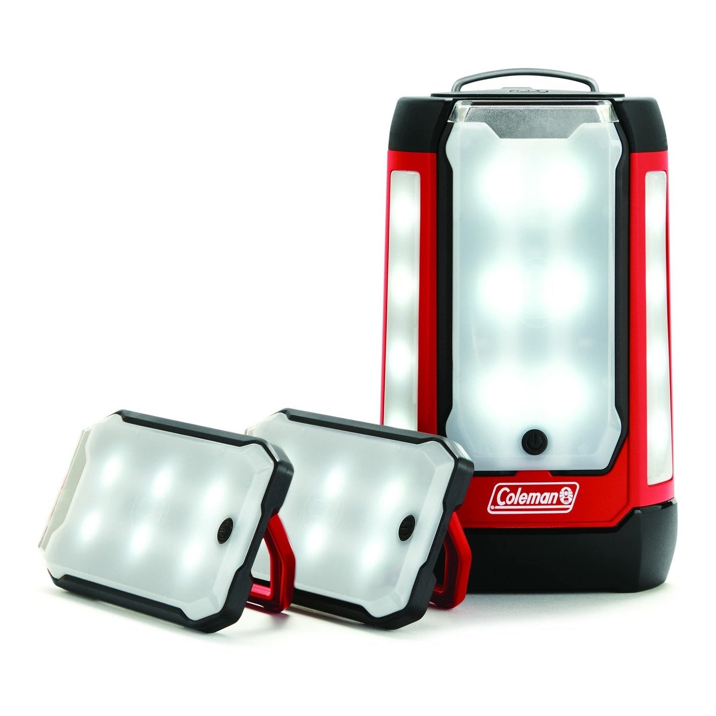 3-panel 600 Lumen Lantern, Red Lanterns by Coleman | campsifu