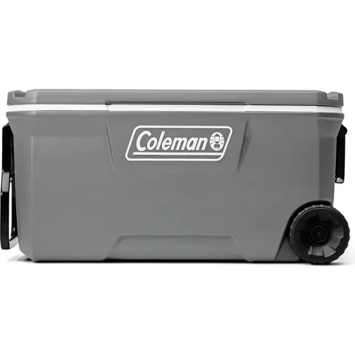 316 Series™ 100-Quart Wheeled Cooler, Rock Grey Hard Coolers by Coleman | campsifu