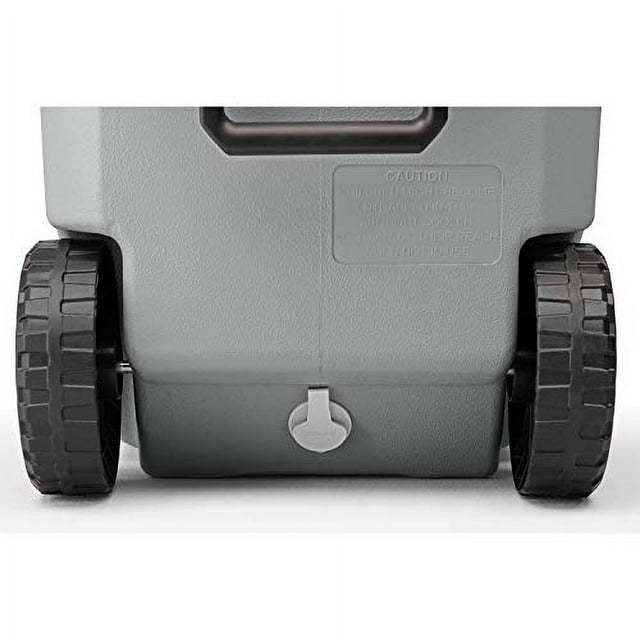 316 Series 62QT Wheeled Hard Cooler, Rock Grey Hard Coolers by Coleman | campsifu