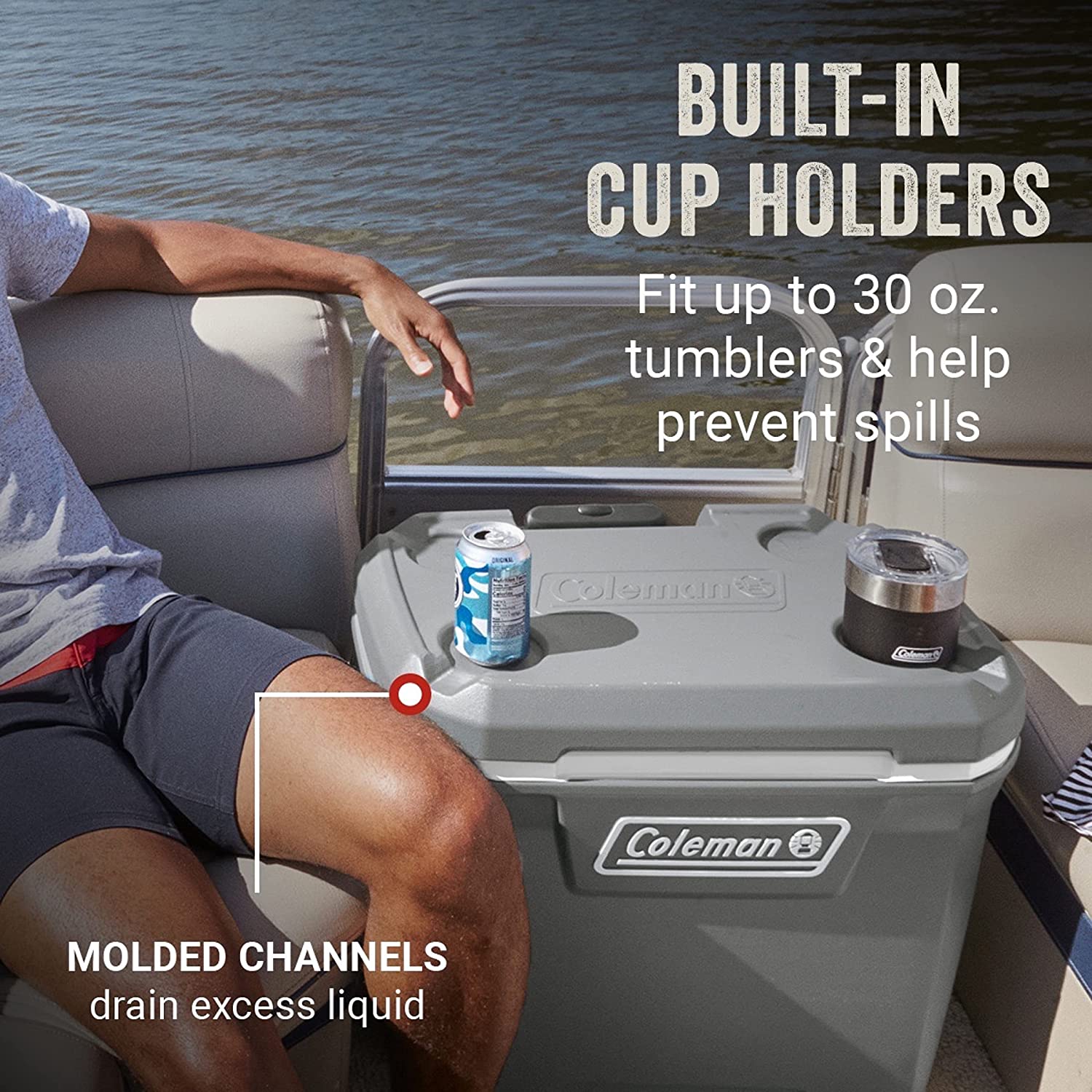 316 Series™ 65-Quart Wheeled Cooler Hard Coolers by Coleman | campsifu