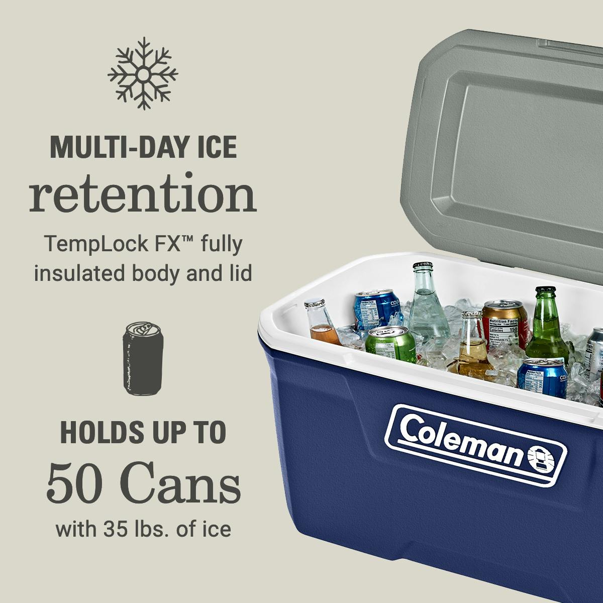 316 Series™ 70-Quart Hard Cooler, Twilight Hard Coolers by Coleman | campsifu