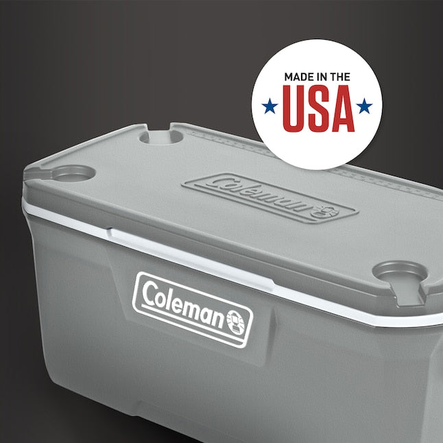 316 Series™120-Quart Hard Cooler, Rock Grey Hard Coolers by Coleman | campsifu