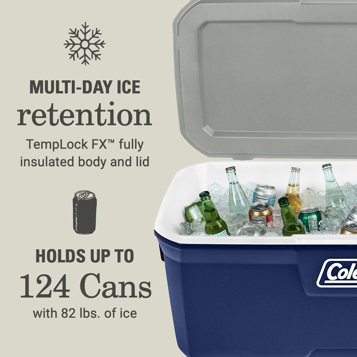 316 Series™150-Quart Hard Cooler, Twilight Hard Coolers by Coleman | campsifu