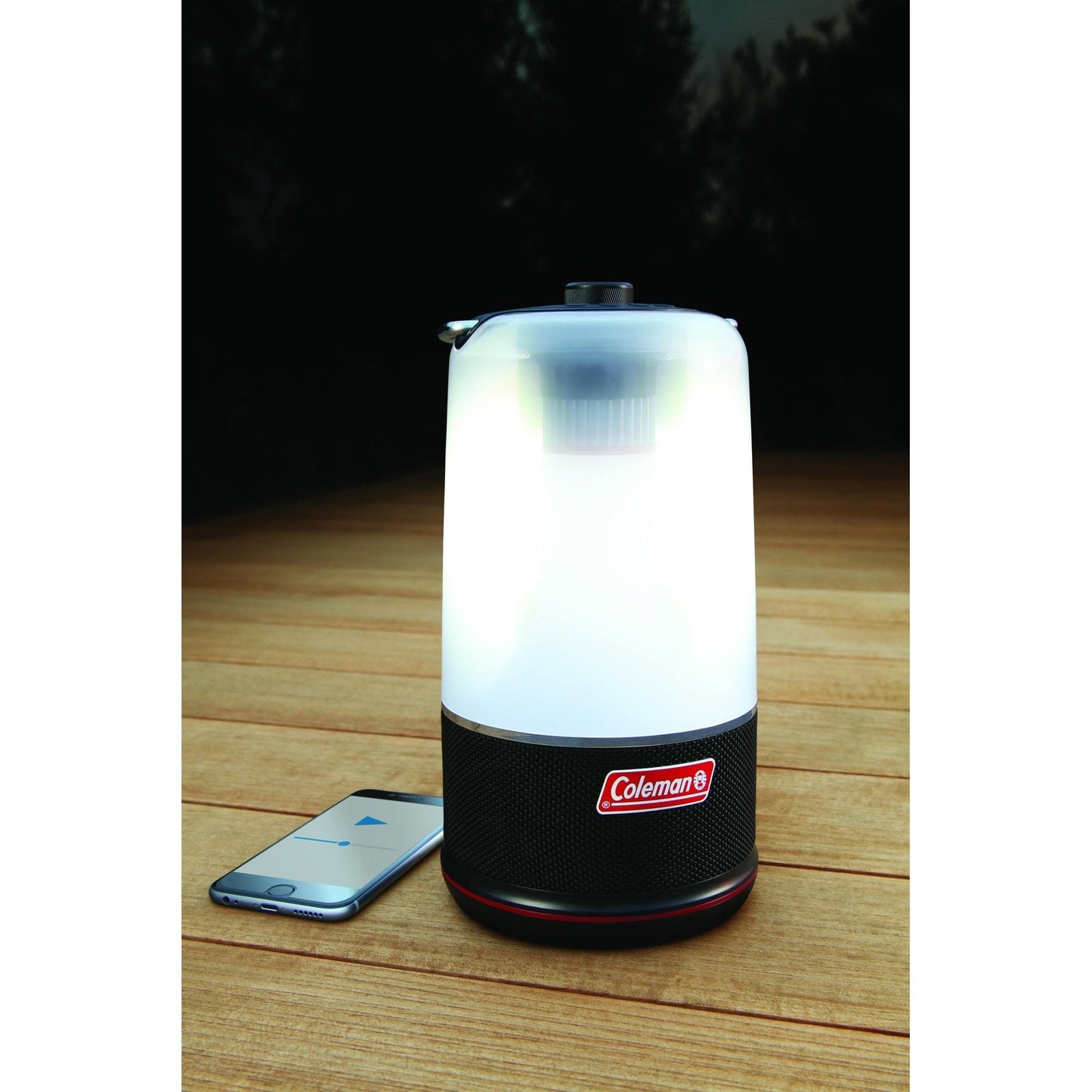 360° Sound and Light Lantern, Black Lanterns by Coleman | campsifu