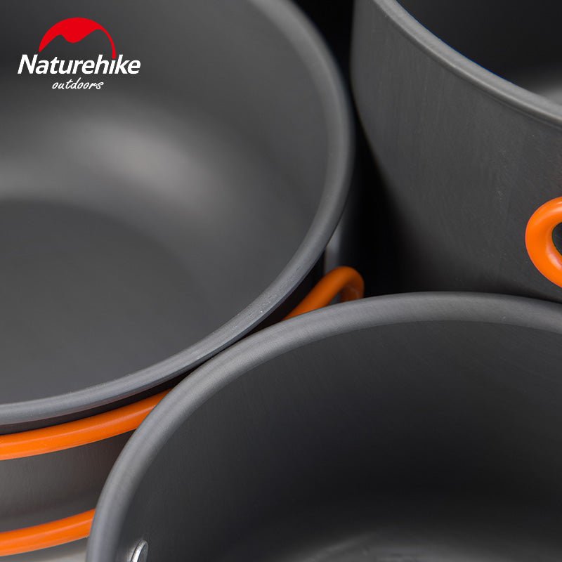 4-in-1 Camping Pot Set Cooksets by Naturehike | campsifu