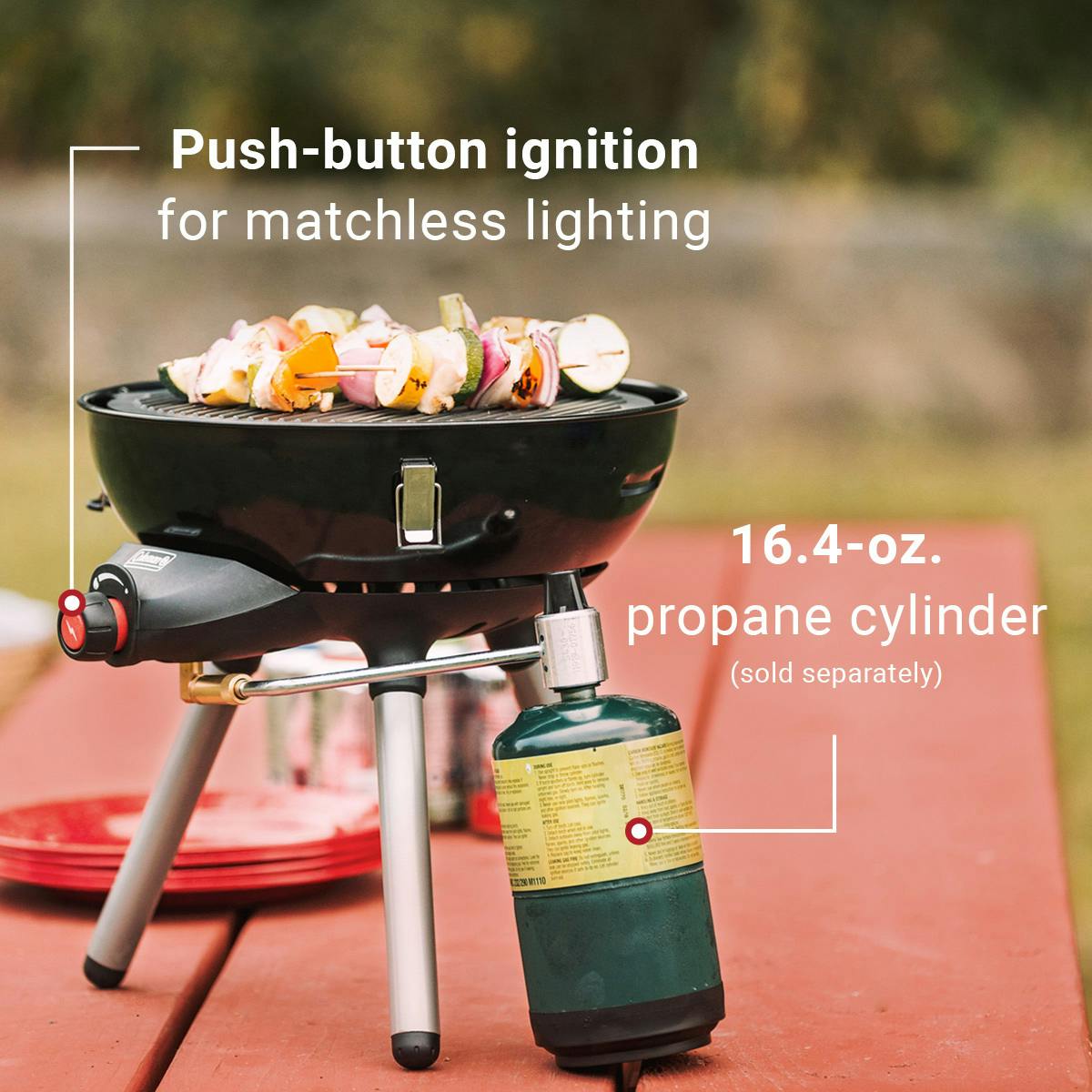 4-in-1 Portable Propane Gas Cooking System, Black Stoves by Coleman | campsifu