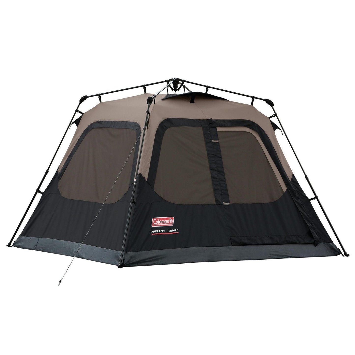 4-Person Cabin Camping Tent with Instant Setup, Black/Grey Tents by Coleman | campsifu