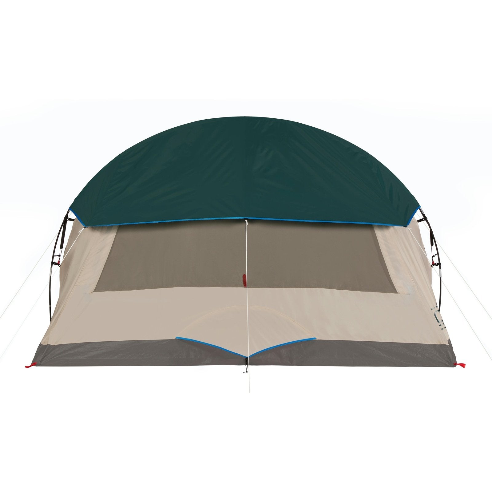 4-Person Cabin Tent with Enclosed Weatherproof Screened Porch, Evergreen Tents by Coleman | campsifu