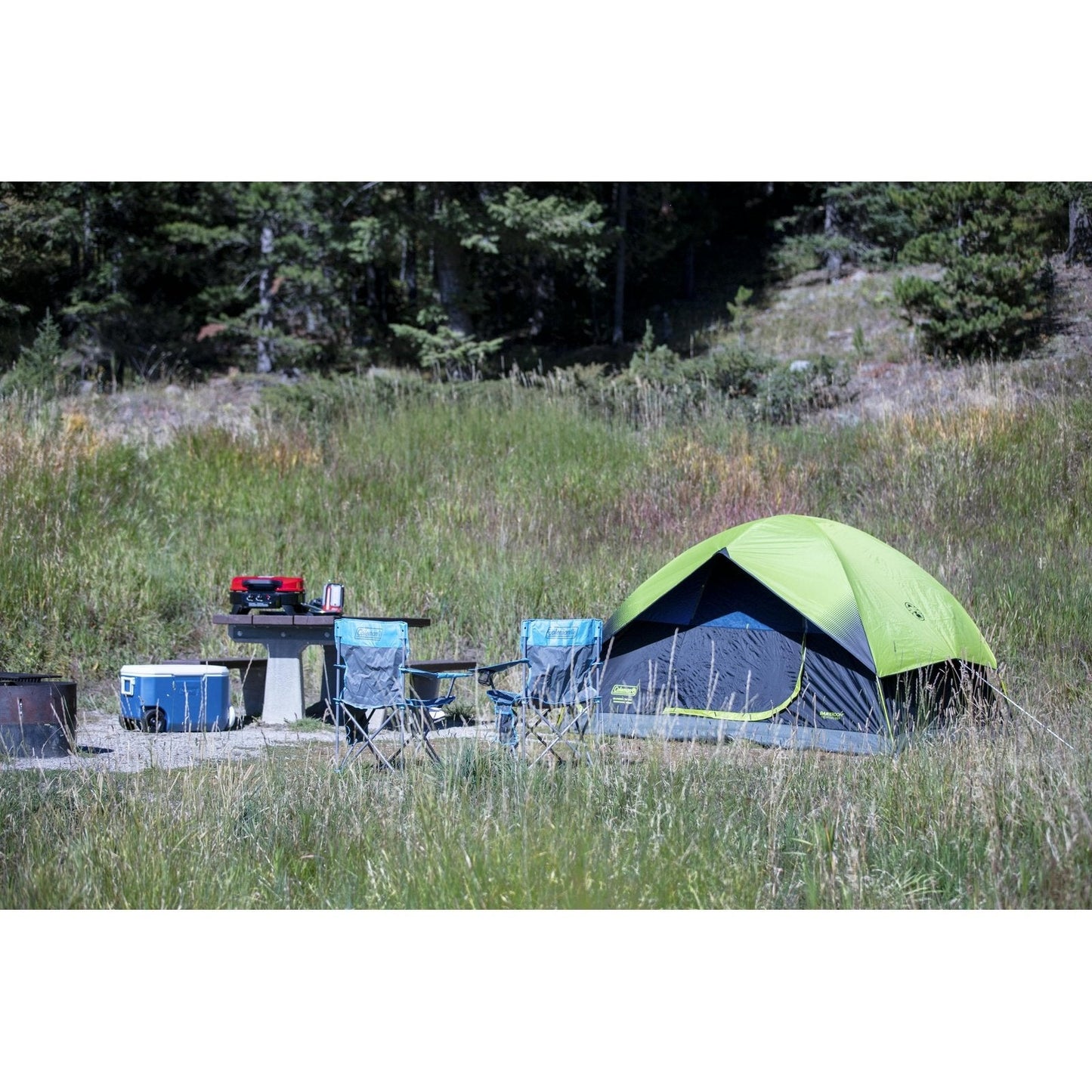 4-Person Dark Room Sundome Tent Tents by Coleman | campsifu