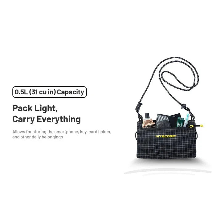 NITECORE NPP01 MINI SACOCHE BAG BLACK NPP01-SMALL boatyardmalaysia