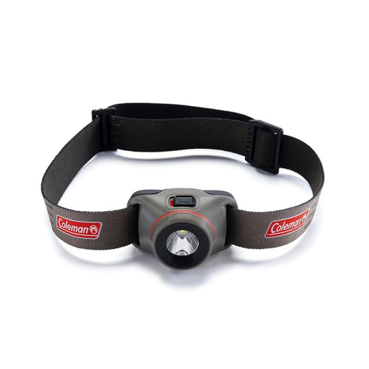 50 Lumens LED Headlamp with BatteryGuard, Black/Red Headlamps by Coleman | campsifu