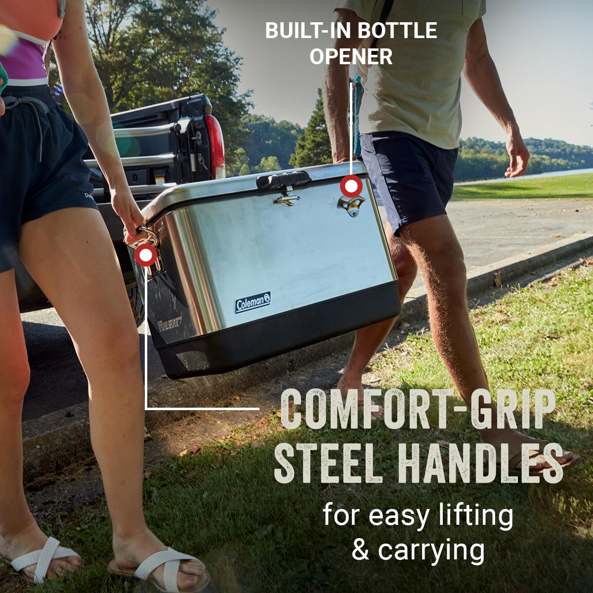 Reunion™ 54-Quart Steel Belted® Stainless Steel Cooler