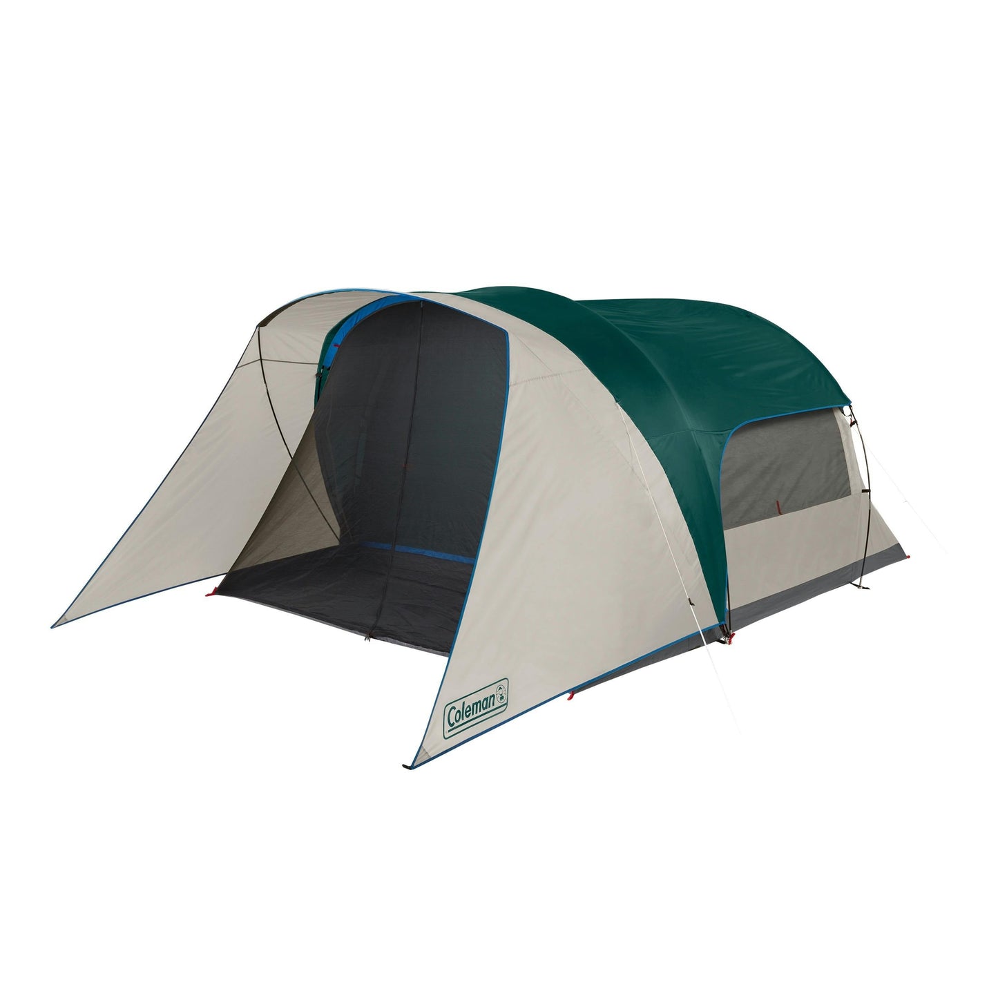 6-Person Cabin Tent with Screened Porch, Evergreen Tents by Coleman | campsifu