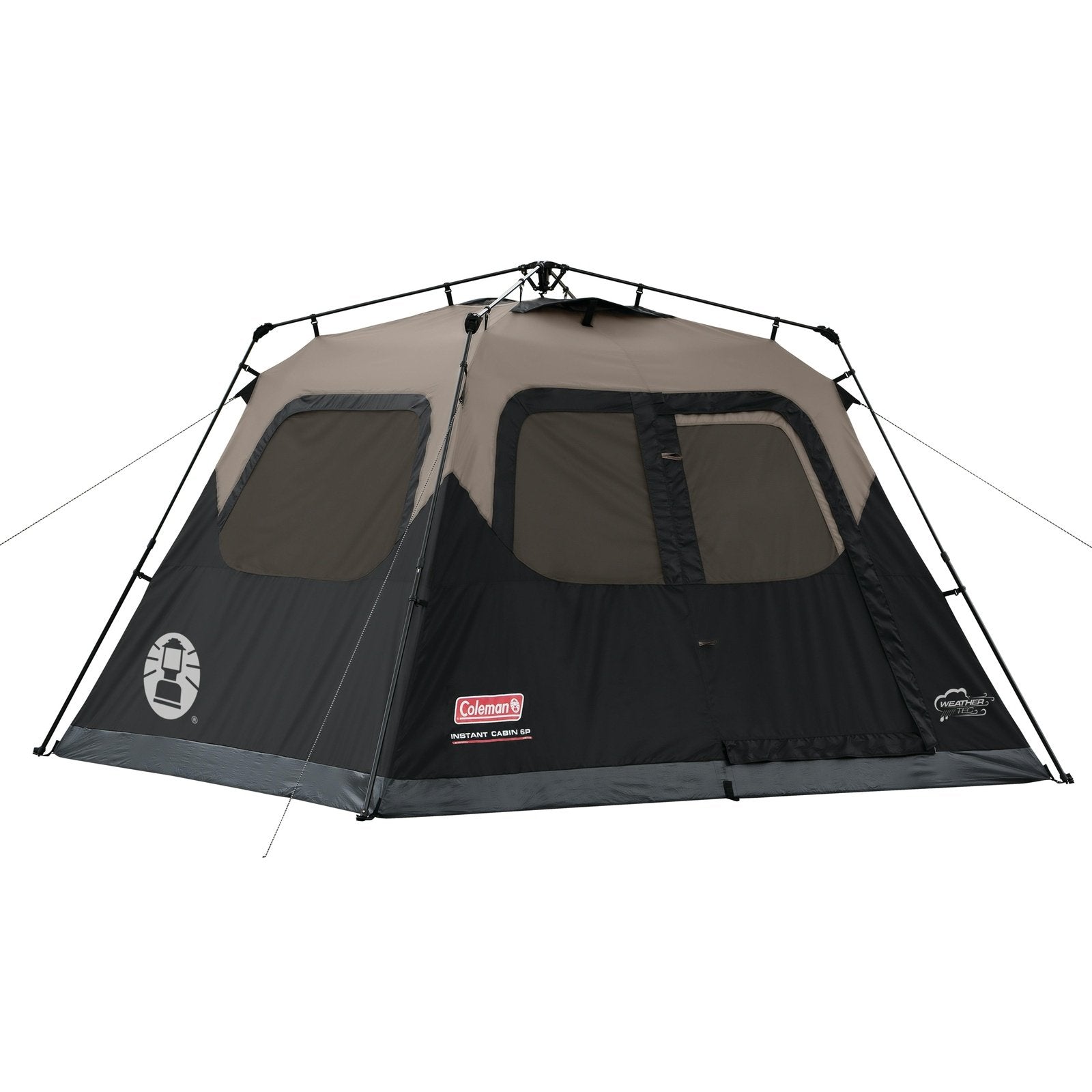 6-Person Instant Cabin, Black/Grey Tents by Coleman | campsifu