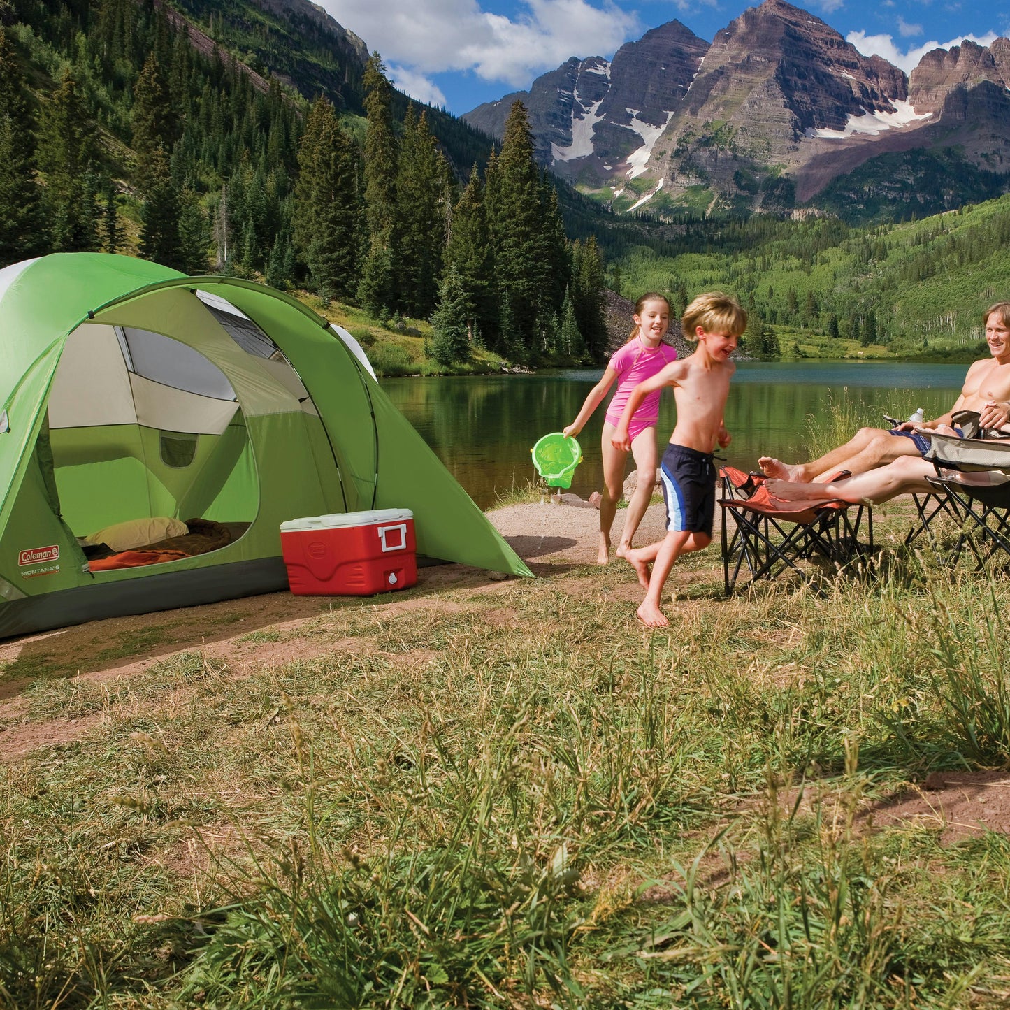 6-Person Montana™ Cabin Camping Tent with Extended Awning Tents by Coleman | campsifu