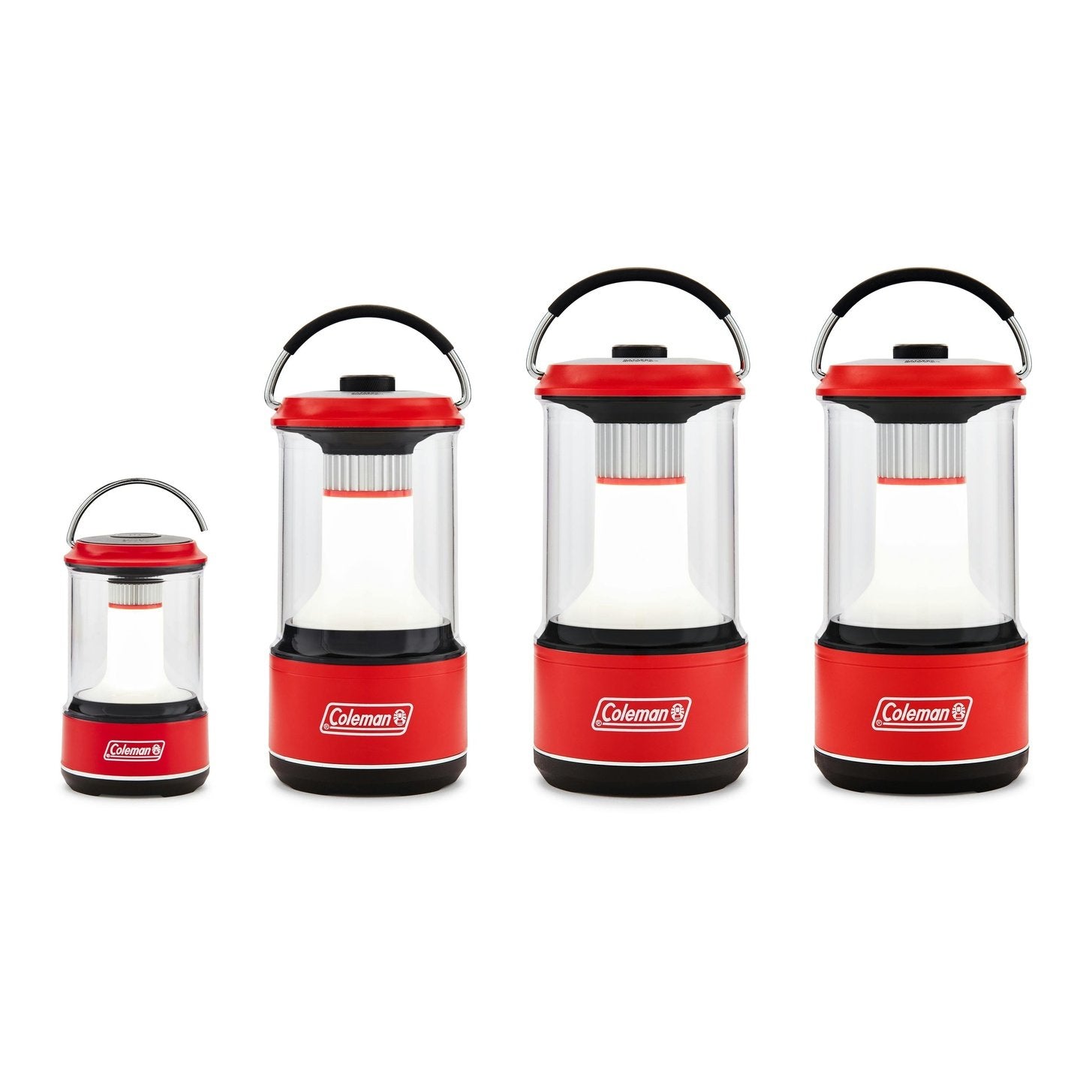 600 Lumens LED Lantern with BatteryGuard™, Red Lanterns by Coleman | campsifu