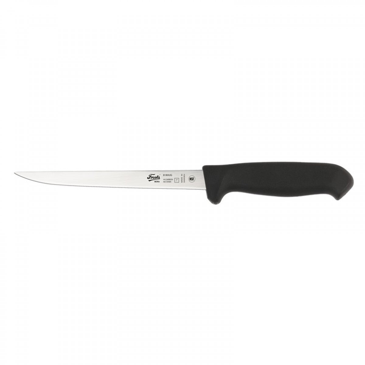 Frosts 128-0917 Filleting Knife 8180UG 7"/180mm Black boatyardmalaysia