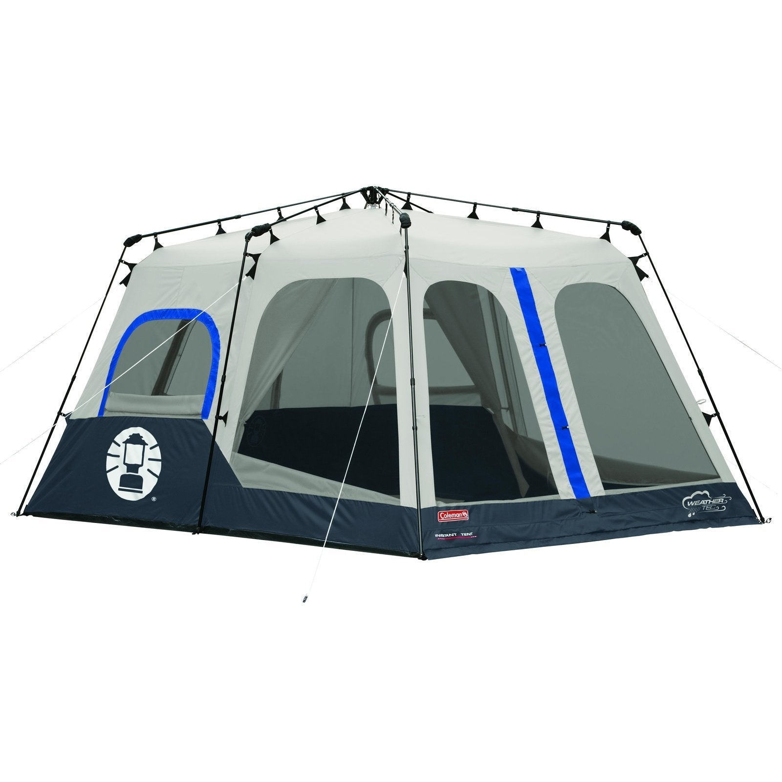 8-Person Instant Cabin Tent, Blue Tents by Coleman | campsifu