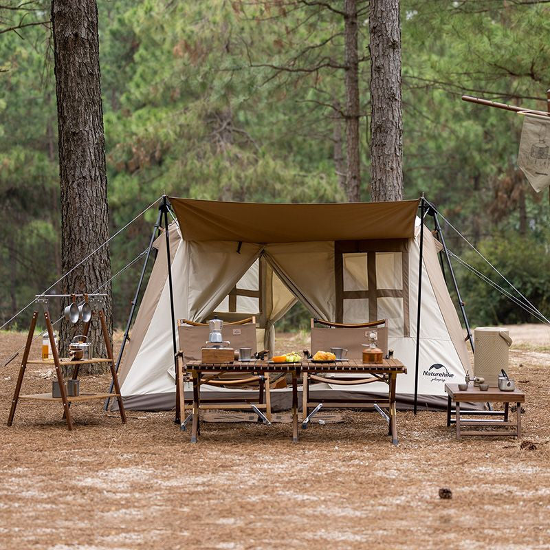 A-Type Cotton Roof Automatic 4-Person Tent