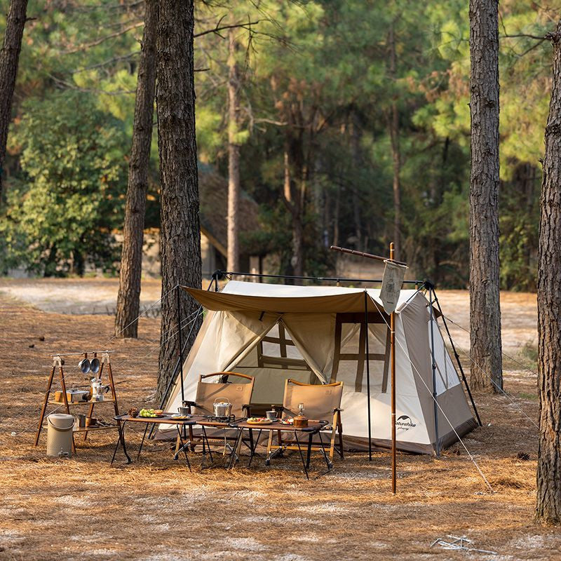 A-Type Cotton Roof Automatic 4-Person Tent