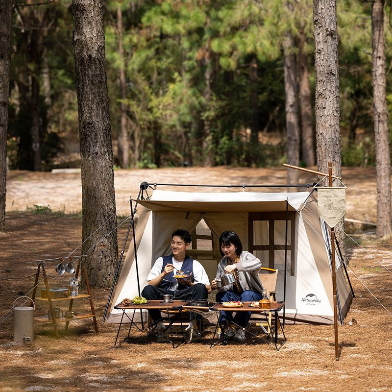 A-Type Cotton Roof Automatic 4-Person Tent