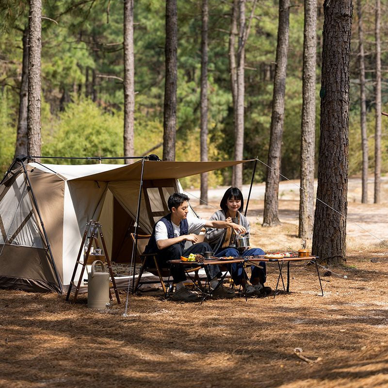 A-Type Cotton Roof Automatic 4-Person Tent