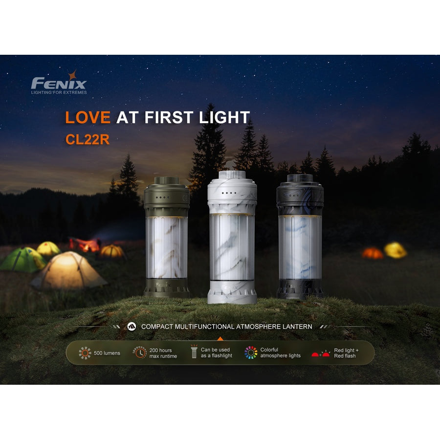 FENIX CL22R 500L CAMPING LANTERN ICEBERG WHITE boatyardmalaysia