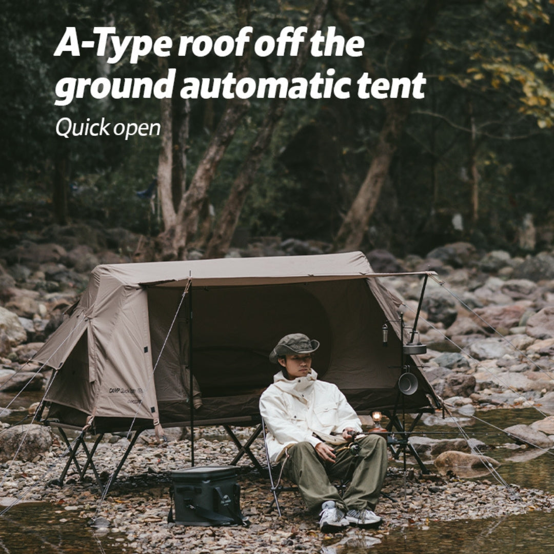 A-Type Roof Off The Ground 2-Person Automatic Tent