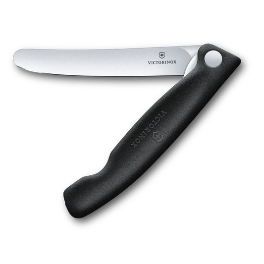 Swiss Classic Foldable Paring Knife Black boatyardmalaysia